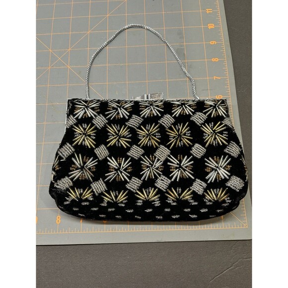 Vintage Black and Gold and silver Walborg Purse - Picture 10 of 10